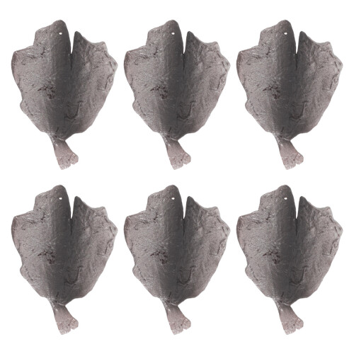 6Pcs Multi Color PVC Salted Fish Models Realistic Fake Fish Decor