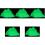 5Pcs Delicate Light Green Rockery Statue Decorative Aquarium Supply 1