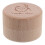 Beige Wood Baby Teeth Storage Box with Rounded Edges 1