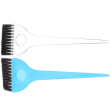 2Pcs Hair Highlighting Brushes Plastic Material for Neat Hair Dyeing