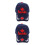 2Pcs Breathable Canada Baseball Cap Dark Embroidery 1
