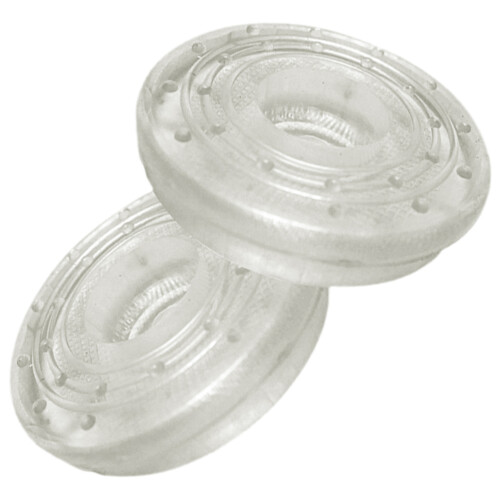 8Pcs Door Rubber Pads Transparent Antislip Pull Up Bar End Protectors