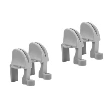 4Pcs Plastic Boat Dock Chain Holders Grey Bumper Hooks for Boats