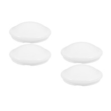 4Pcs Universal White Lamp Shades for Ceiling Fixtures and Chandeliers