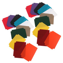 50Pcs Assorted Color Plastic Card Dividers with Tabs for Trading Cards