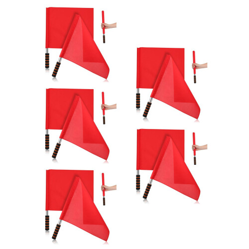 10Pièces Drapeaux Arbitre Pour Football Volleyball