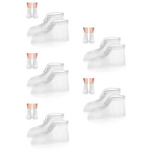 5Paires Guêtres Imperméables PVC Réutilisables Extérieur