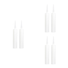 6St Efficiënte PVC Kitbuis Wit Lege Herbruikbare Dichtingsbuis