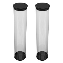 2St Transparante Golfbal Opslagcontainer Van PVC, Beschermende Buizen