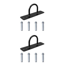 2Sets Fitness Rope Fixator Wandplafond Bevestiging Staal