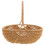 Coffee Plastic Pumpkin Storage Basket Handwoven for Outdoor Use 1