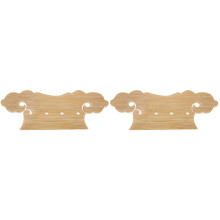 2Pièces Queue De Chevalet Pipa Outil Luthier Bambou Résistant Clair