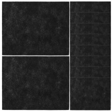 10Pièces Filtres Ventilation Charbon Noir Pour Air Conditionné