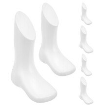 6Pcs Infant Foot Models Plastic Display for Baby Shoes Socks