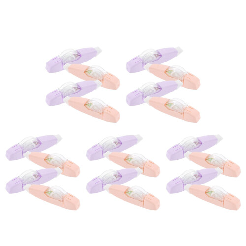 20Pcs Practical PP Correction Tape Smooth Adhesive Tape for Daily Use