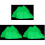 3Pcs Household Fluorescent Rockery Decor for Desktop Fish Tanks 1