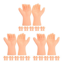 18Pairs Realistic Beige Plastic Mini Hands Doll Making Accessories Kit