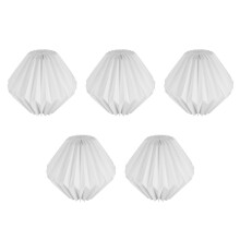 5Pcs White Hanging Light Shades for Living Room Ceiling