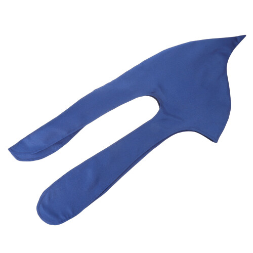 Navy Soft Polyester Medieval Coif Cap for Men Historical Roleplay
