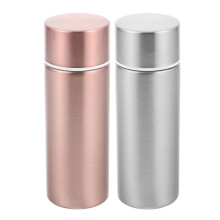 2Pcs Portable Insulated Stainless Steel Flask Travel Coffee Mug