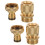 2Sets Golden Brass Quick Coupler Adapters for Home Garden 1