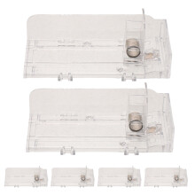 6Pcs Clear Plastic Self-Pushing Display Rack for Counters