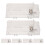6Pcs Clear Plastic Self-Pushing Display Rack for Counters 1