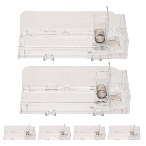 6Pcs Clear Plastic Self-Pushing Display Rack for Counters