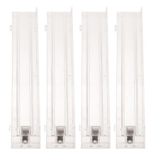 4Pcs Clear Display Stand with Automatic Shelf Replenishment