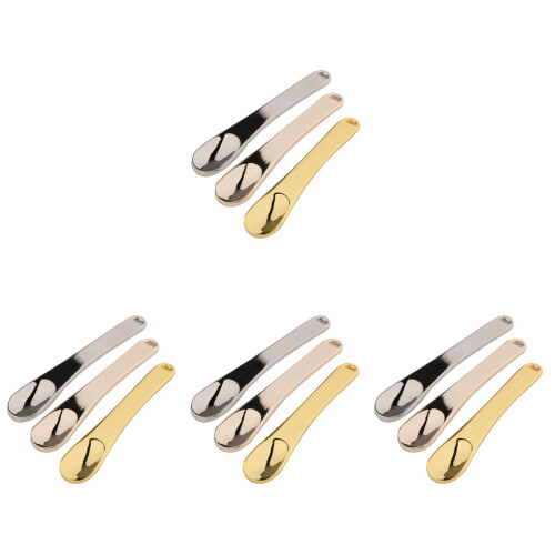 12Pièces Spatules Zinc Miniatures Pour