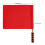 10Pcs Durable Red Assistant Referee Flags with Non-Slip Sponge Handle 2
