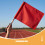 10Pcs Durable Red Assistant Referee Flags with Non-Slip Sponge Handle 4