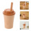 Portable Wood Toothpick Dispenser with Cup Design for Kitchen 6