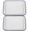 2Pcs White Enamel Roasting Pans Rectangular Deep Baking Pans Oven Safe 1