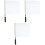 3Pcs Multi-Sport White Signal Flags Handheld with Comfortable Grip 2