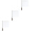 3Pcs Multi-Sport White Signal Flags Handheld with Comfortable Grip 4