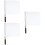 3Pcs Multi-Sport White Signal Flags Handheld with Comfortable Grip 6