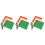 12Pcs Match Signal Flags Assorted Colors Non-Slip Handle Referee Flags 3