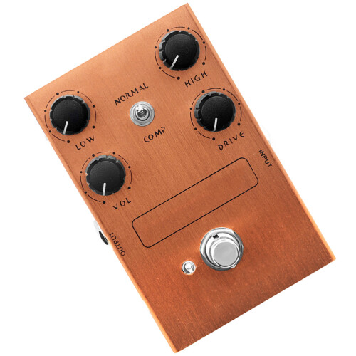 Accessoire Guitare Aluminium Orange Pédale Effet