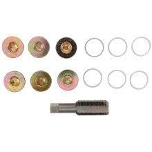 1Set Assorted Color Oil Drain Pan Screw Thread Repair Kit Alloy Steel
