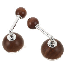 1Paar Wandhouder Weegschaal Hout+plastic Zuignap Multikleur