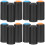12Pièces Cache Piles Microphone Plastique Assorti Pour Micro 8