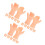 18Pairs Beige Plastic Miniature Hands with Adjustable Joints for Dolls 4