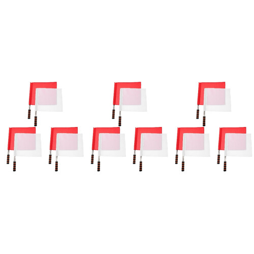 6Pièces Drapeaux De Commandement Arbitre Rangement Antidérapant 2