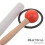 1Set Crystal Singing Bowl Stick Rubber Head Wood Handle for Meditation 5