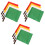 12Pièces Drapeaux À Main Pour Arbitres Multisports Couleurs 2