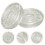 8Pcs Door Rubber Pads Transparent Antislip Pull Up Bar End Protectors 7