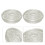 8Pcs Door Rubber Pads Transparent Antislip Pull Up Bar End Protectors 8