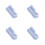 4Pcs Reusable Blue Microfiber Replacement Pads for Window Cleaning 3