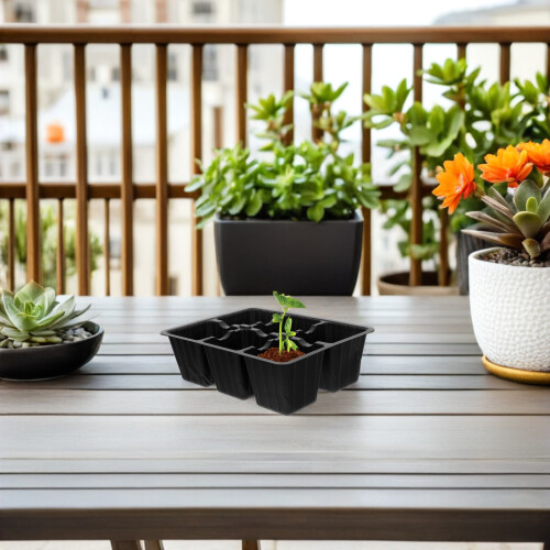 30Stk Kunststoff Anzuchtschalen Mit Drainage Löchern, , Garten 2